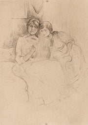 The Drawing Lesson by Berthe Morisot