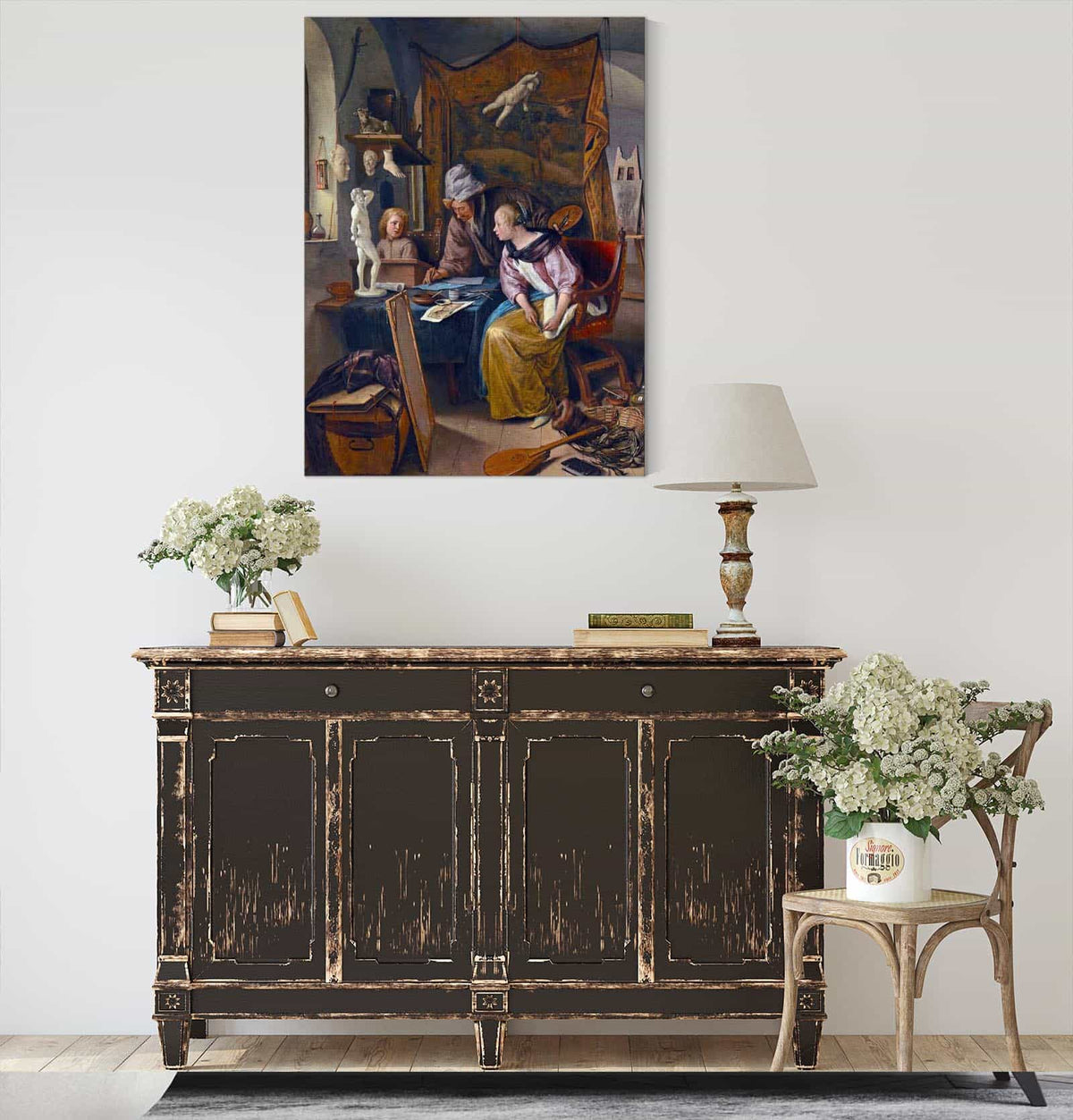 The Drawing Lesson by Jan Steen