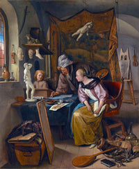 The Drawing Lesson by Jan Steen