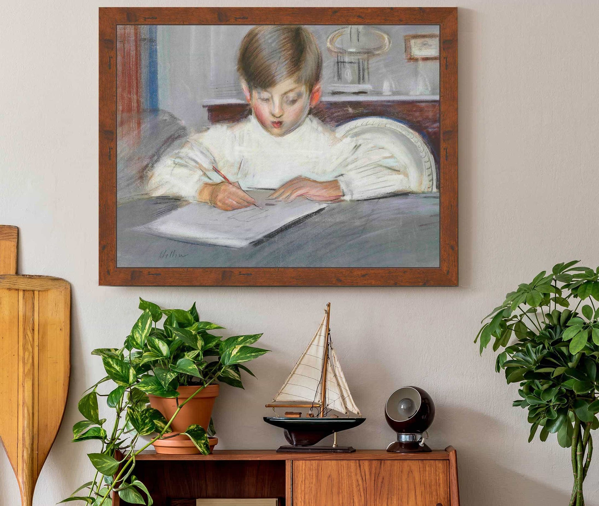 The Drawing Lesson by Paul Cesar Helleu