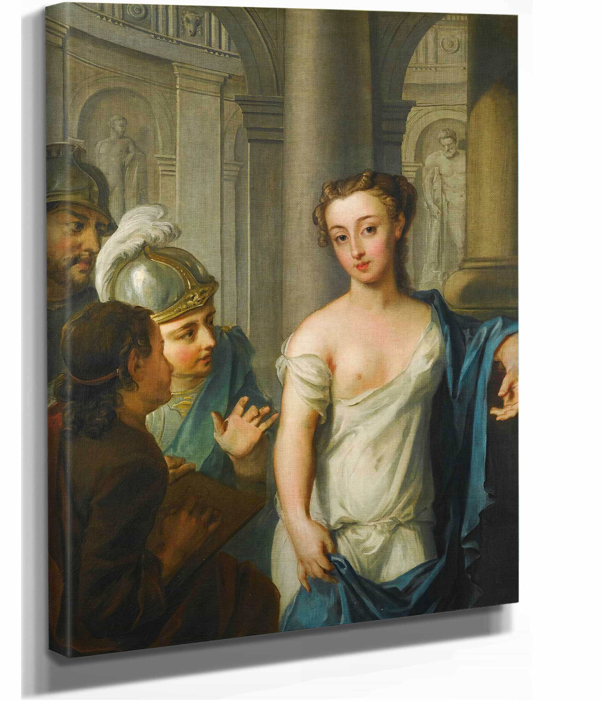 The Drawing Lesson by Philippe Mercier