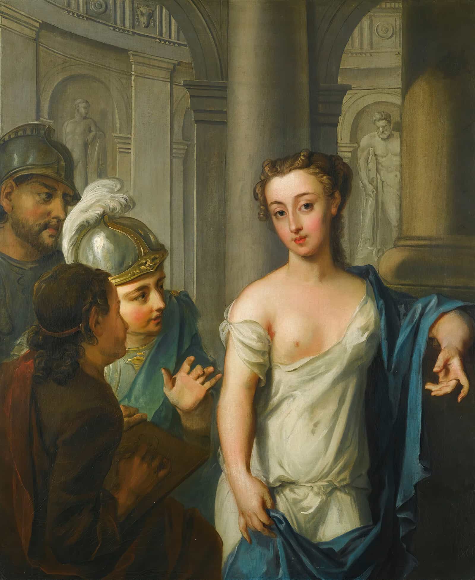 The Drawing Lesson by Philippe Mercier