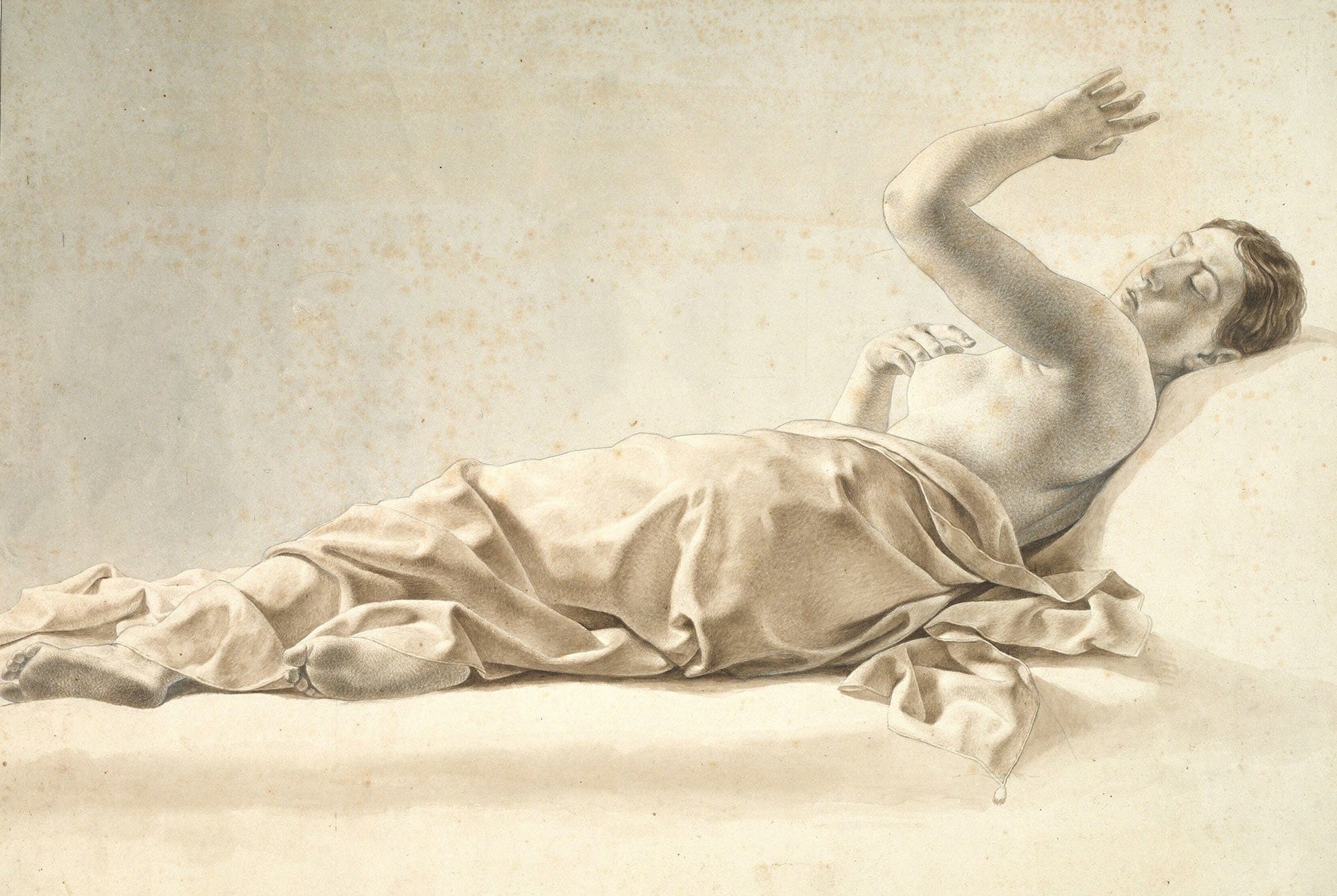 The Dream Of Alcyone by Christoffer Wilhelm Eckersberg