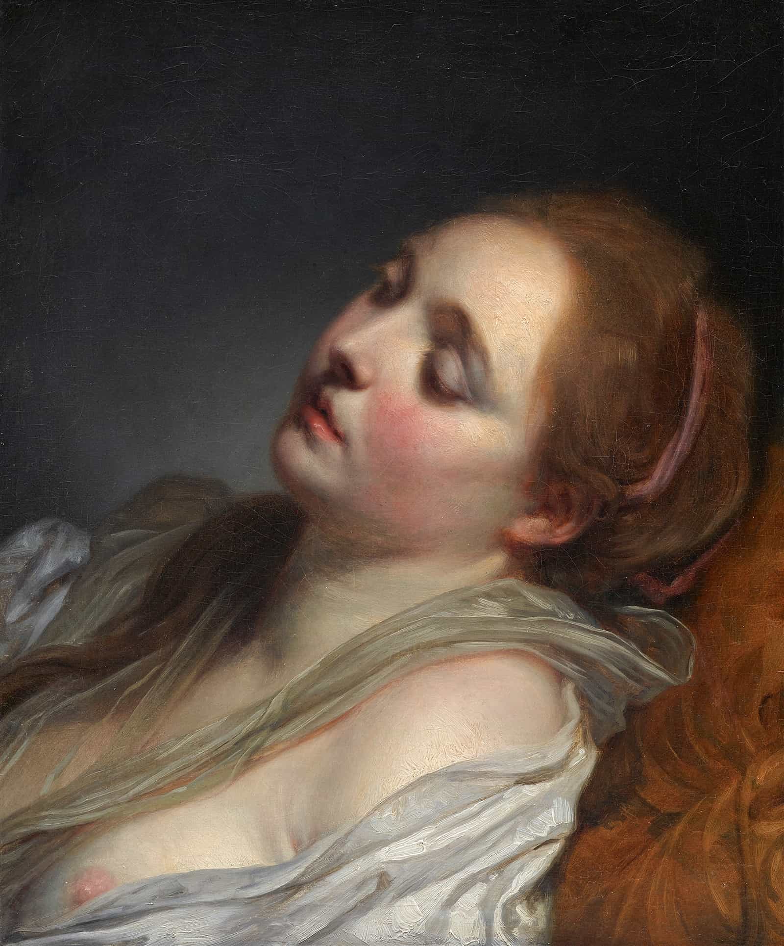 The Dreamer About   by Jean Baptiste Greuze