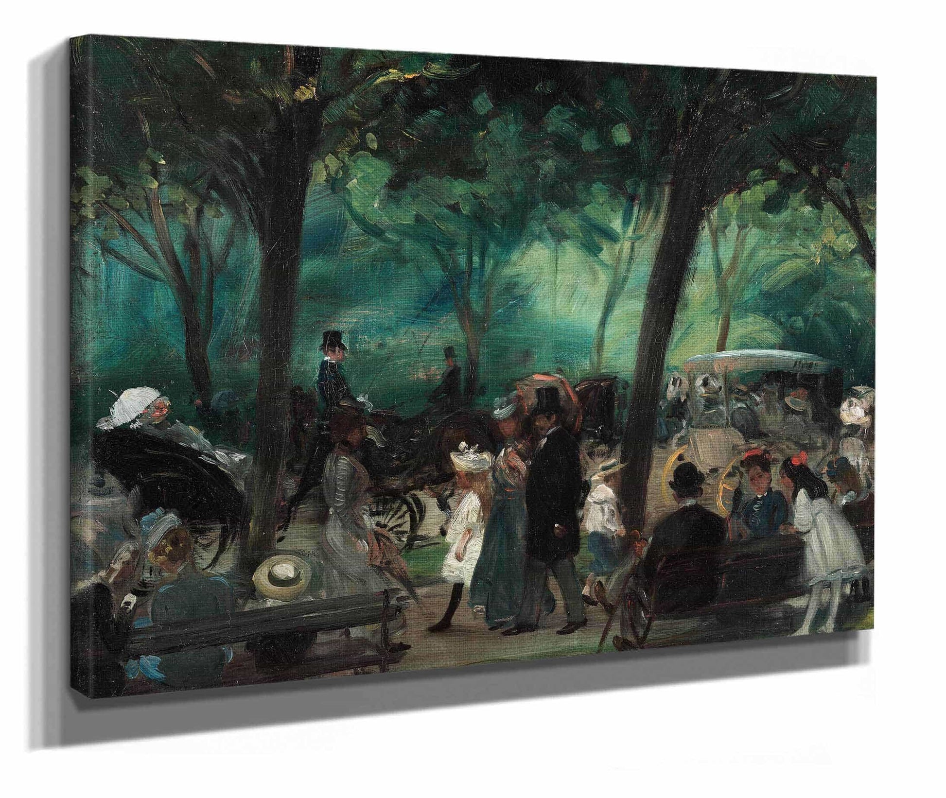 The Drive Central Park by William James Glackens