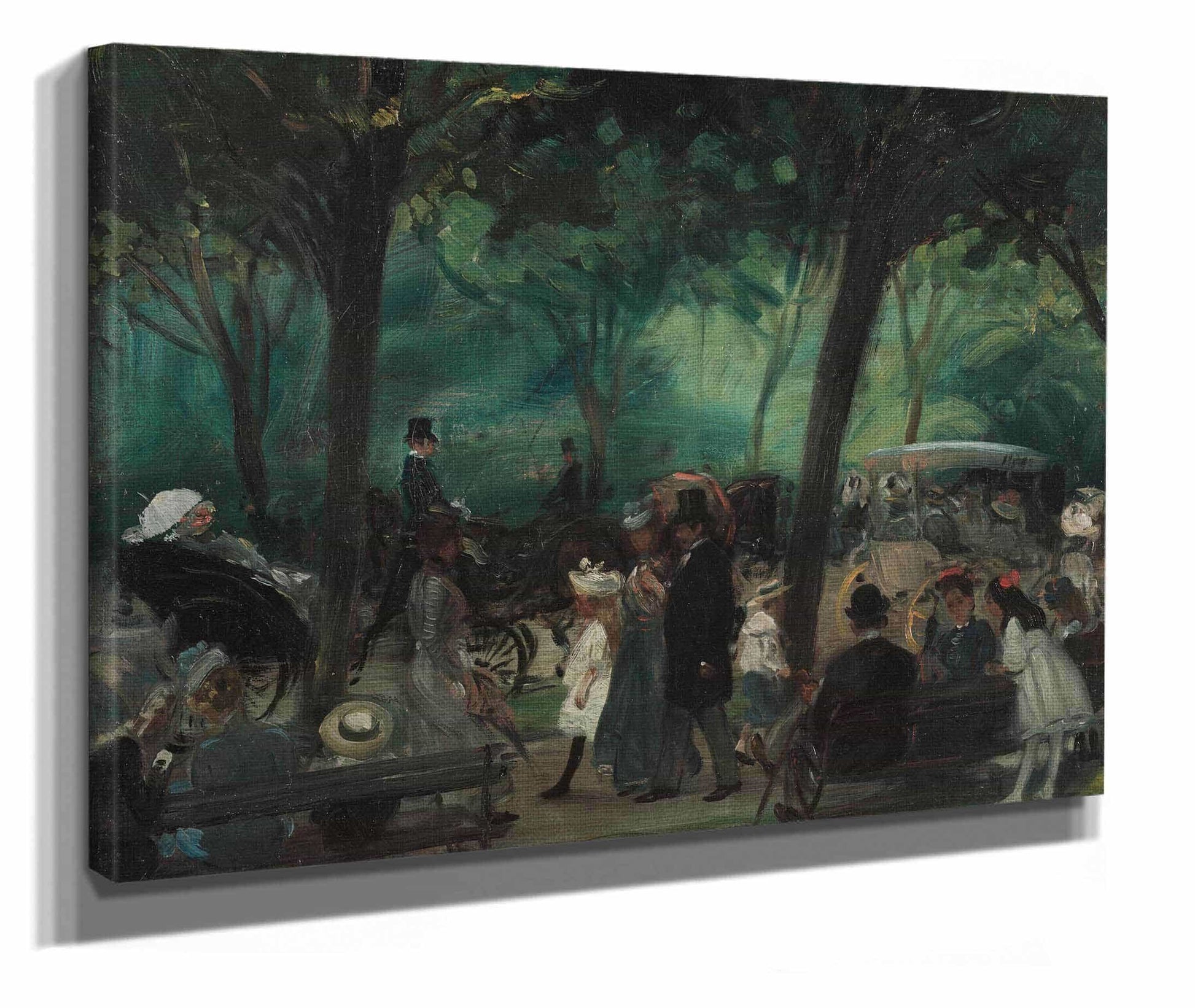 The Drive Central Park by William James Glackens