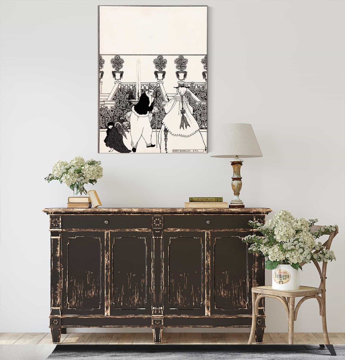 The Driving Of Cupid From The Garden by Aubrey Vincent Beardsley