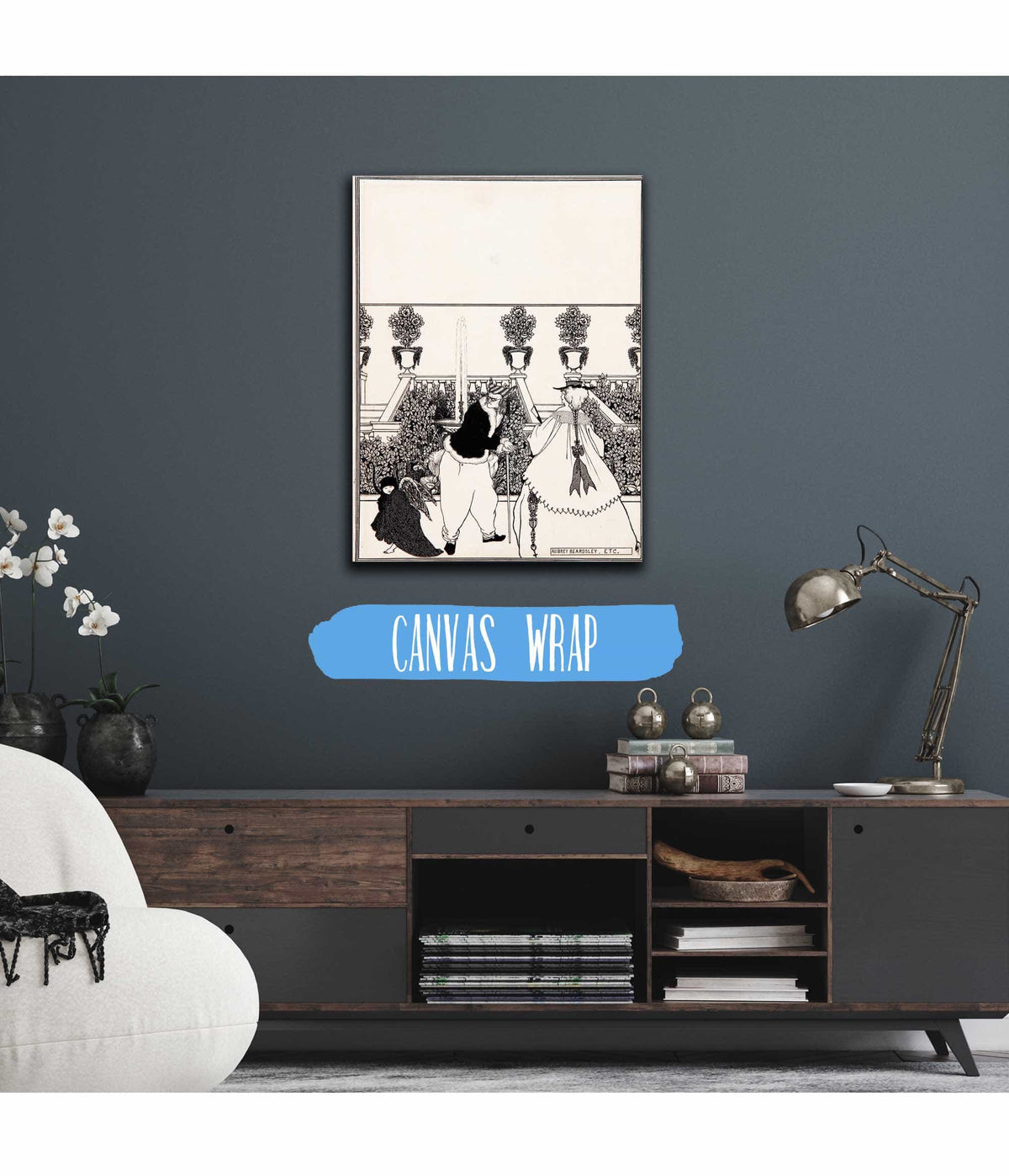 The Driving Of Cupid From The Garden by Aubrey Vincent Beardsley