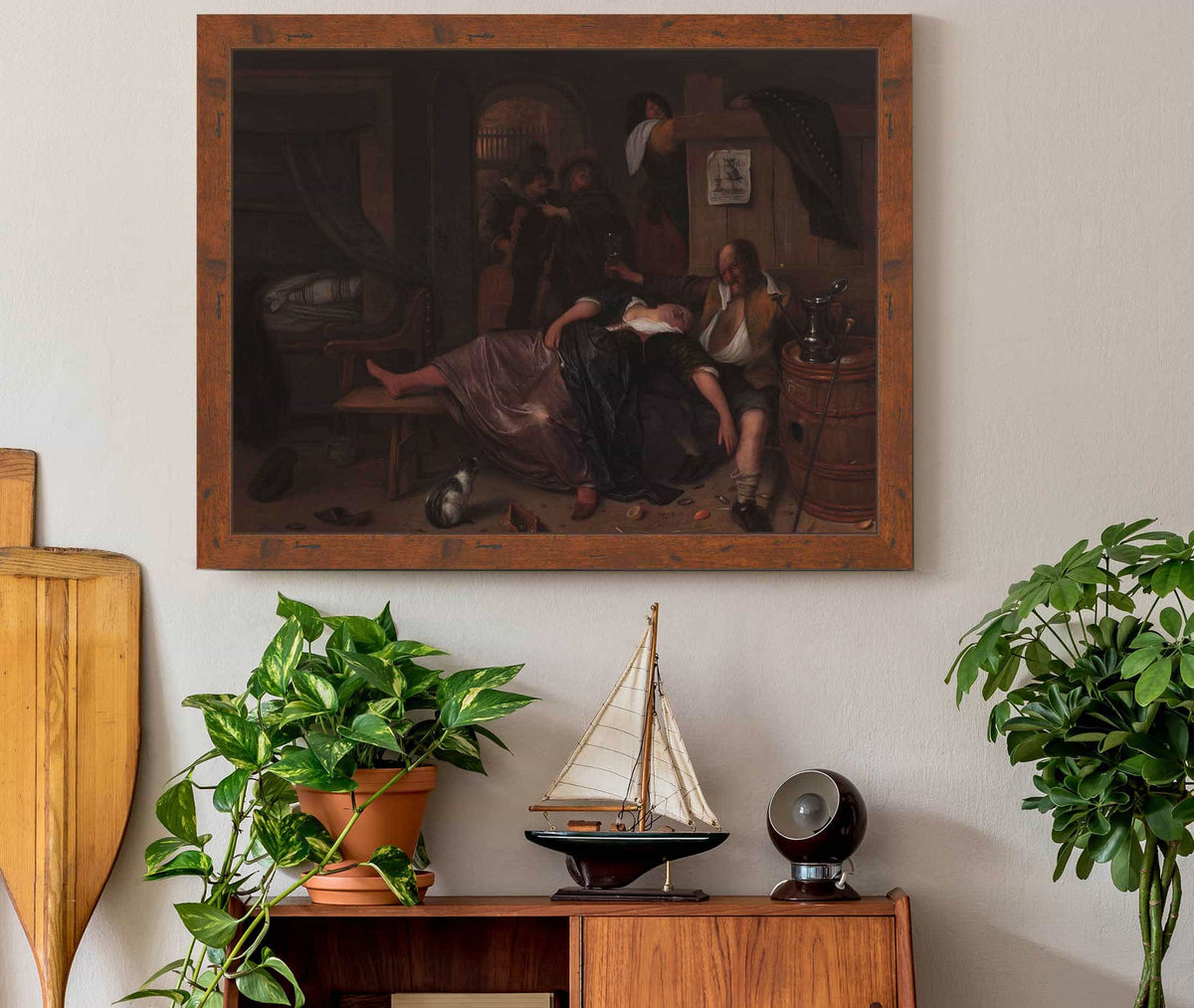 The Drunken Couple C by Jan Steen