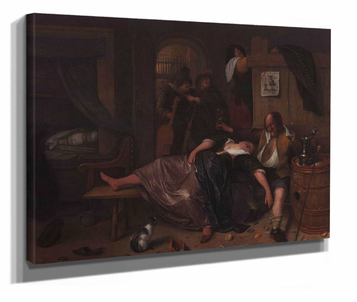 The Drunken Couple C by Jan Steen
