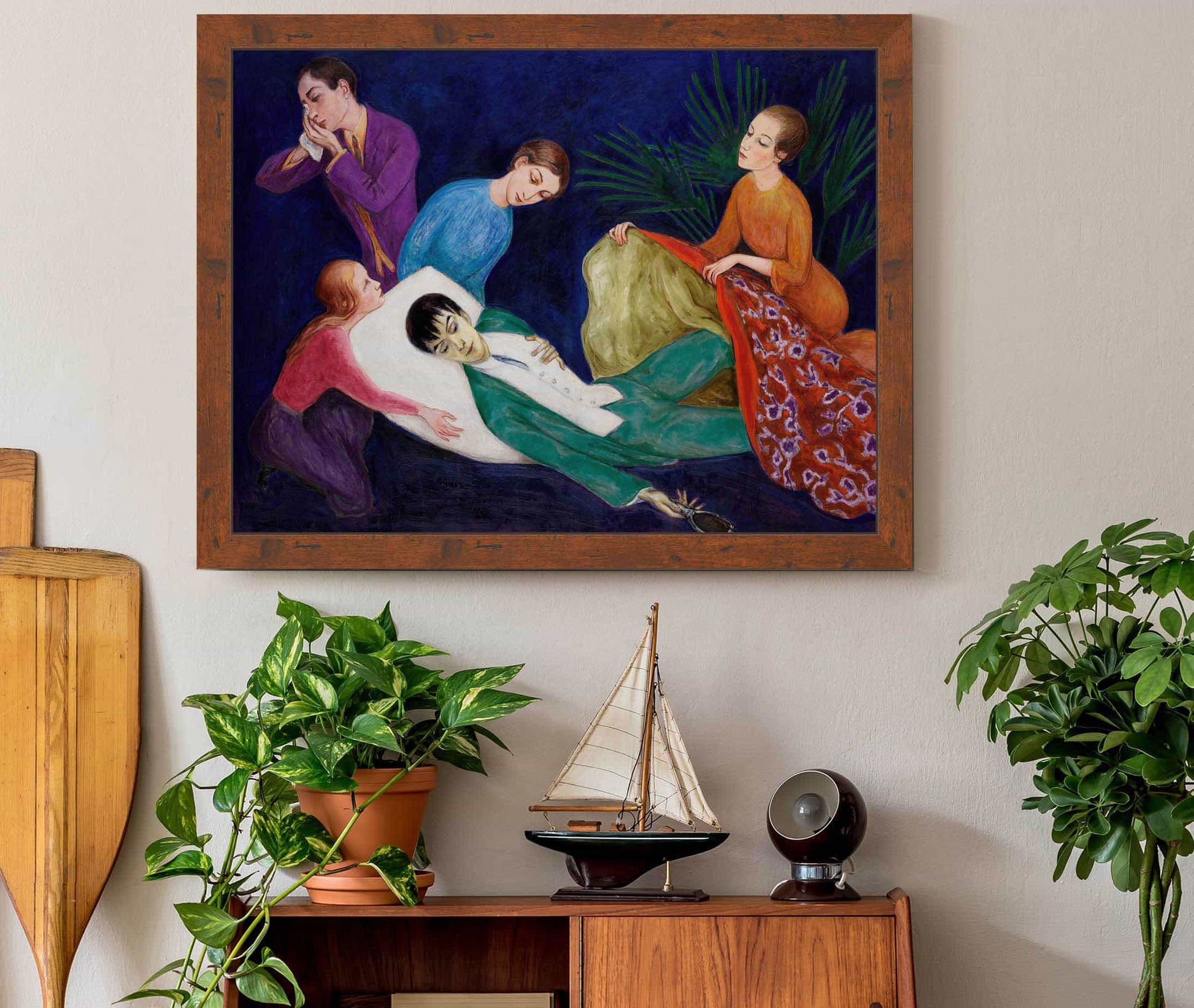 The Dying Dandy by Nils Dardel