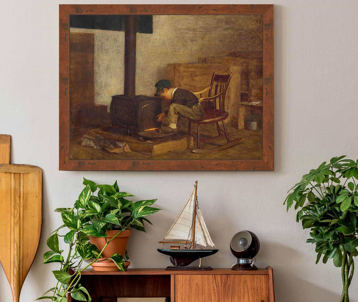 The Early Scholar by Eastman Johnson