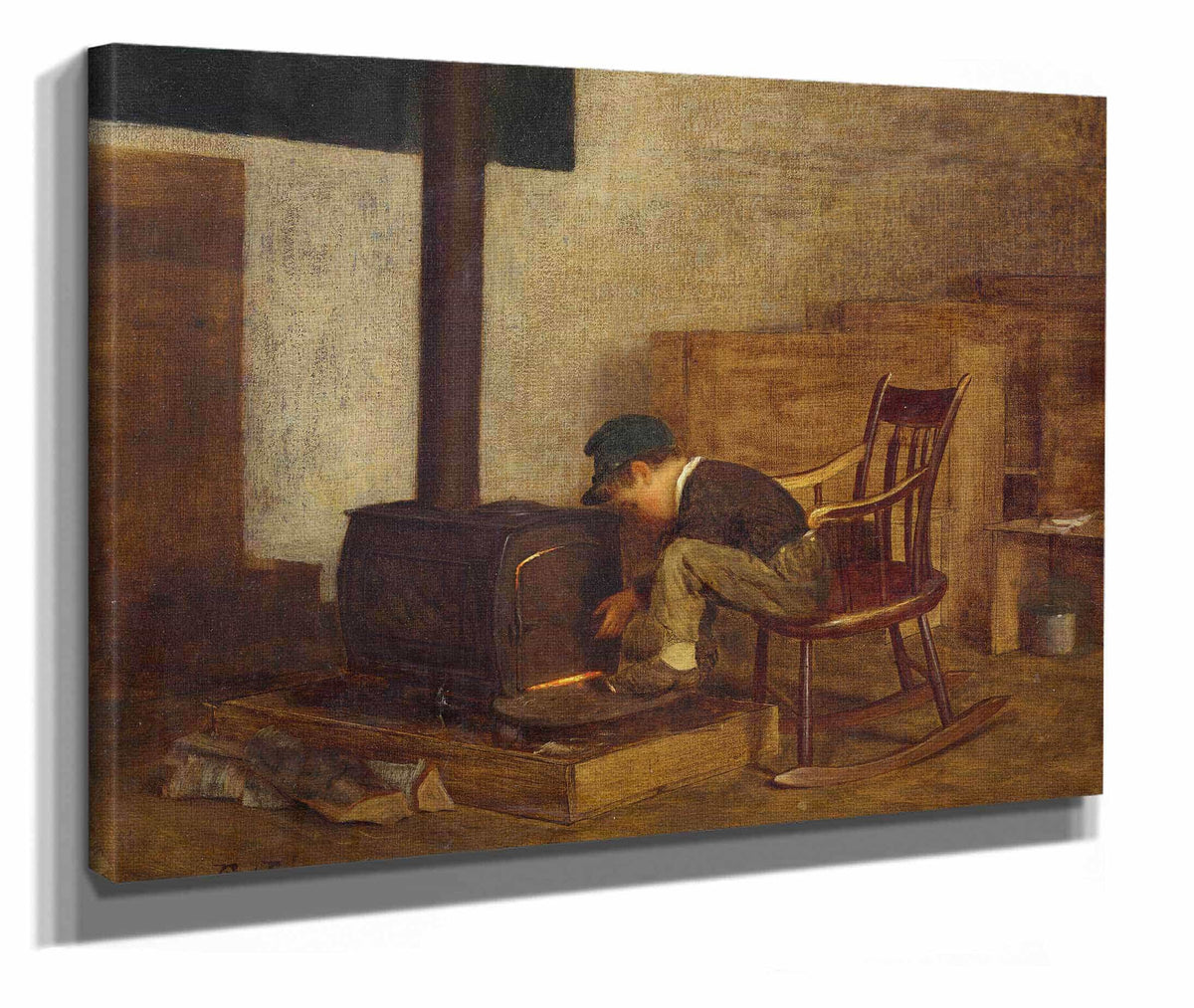 The Early Scholar by Eastman Johnson
