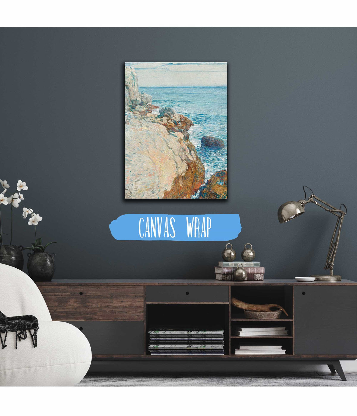 The East Headland Appledore Isles Of Shoals by Childe Hassam