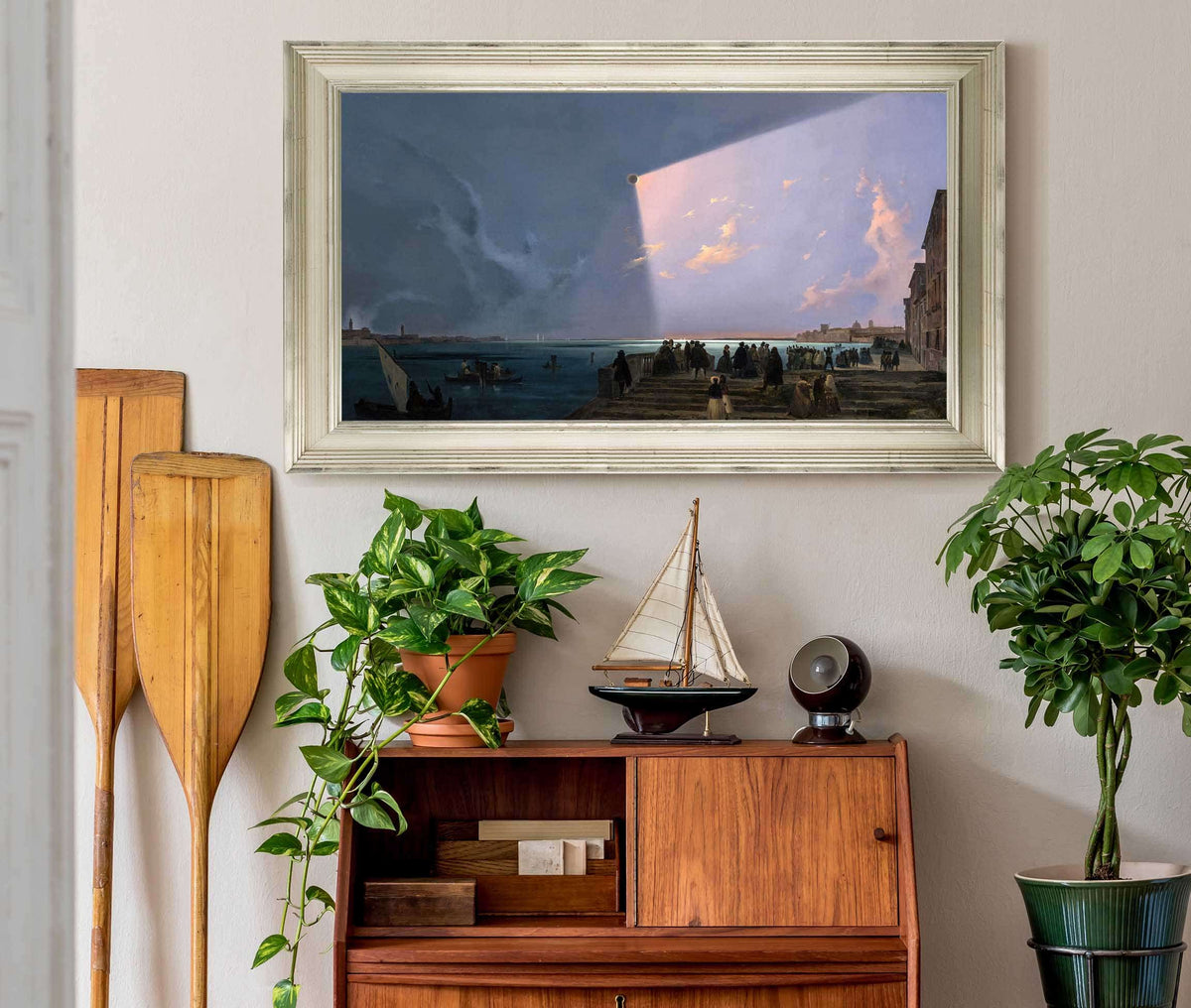 The Eclipse Of The Sun In Venice July S by Ippolito Caffi