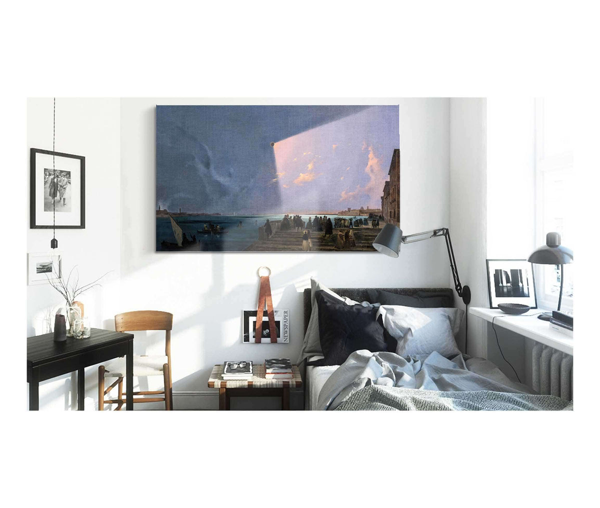 The Eclipse Of The Sun In Venice July S by Ippolito Caffi