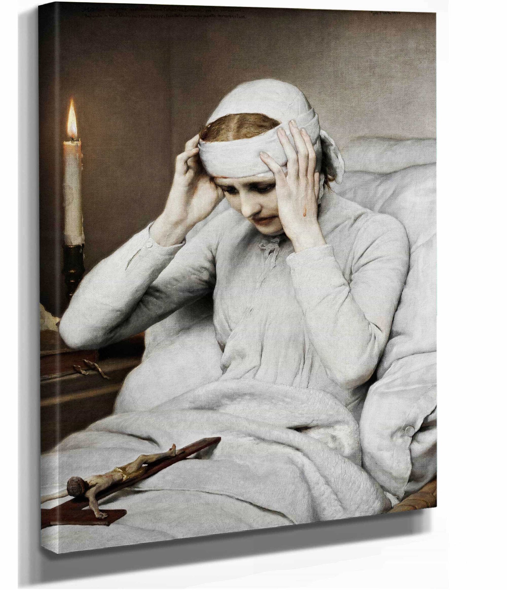 The Ecstatic Virgin Anna Katharina Emmerich by Gabriel Von Max
