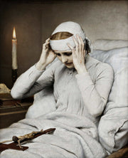 The Ecstatic Virgin Anna Katharina Emmerich by Gabriel Von Max