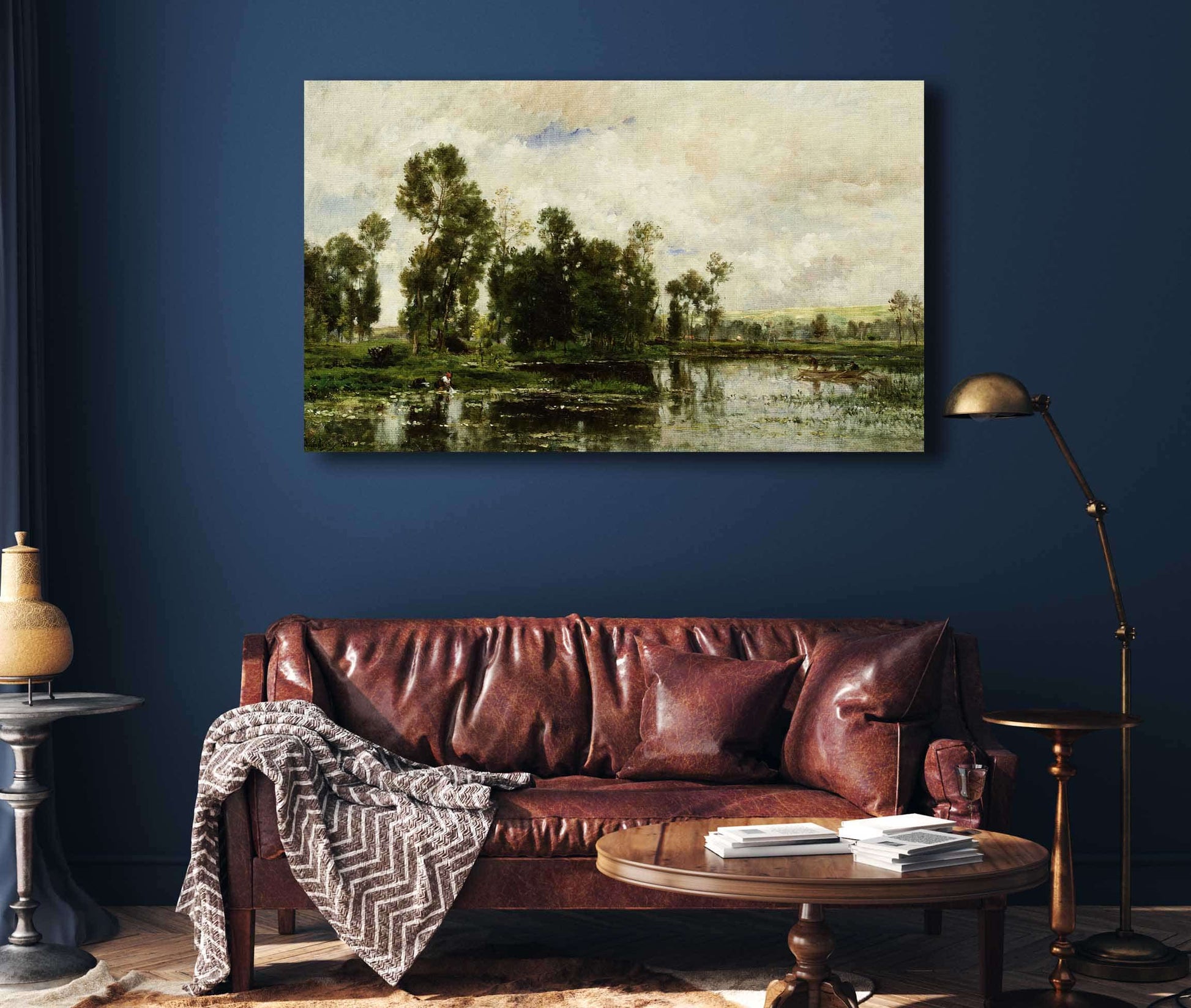 The Edge Of The Pond by Charles Francois Daubigny