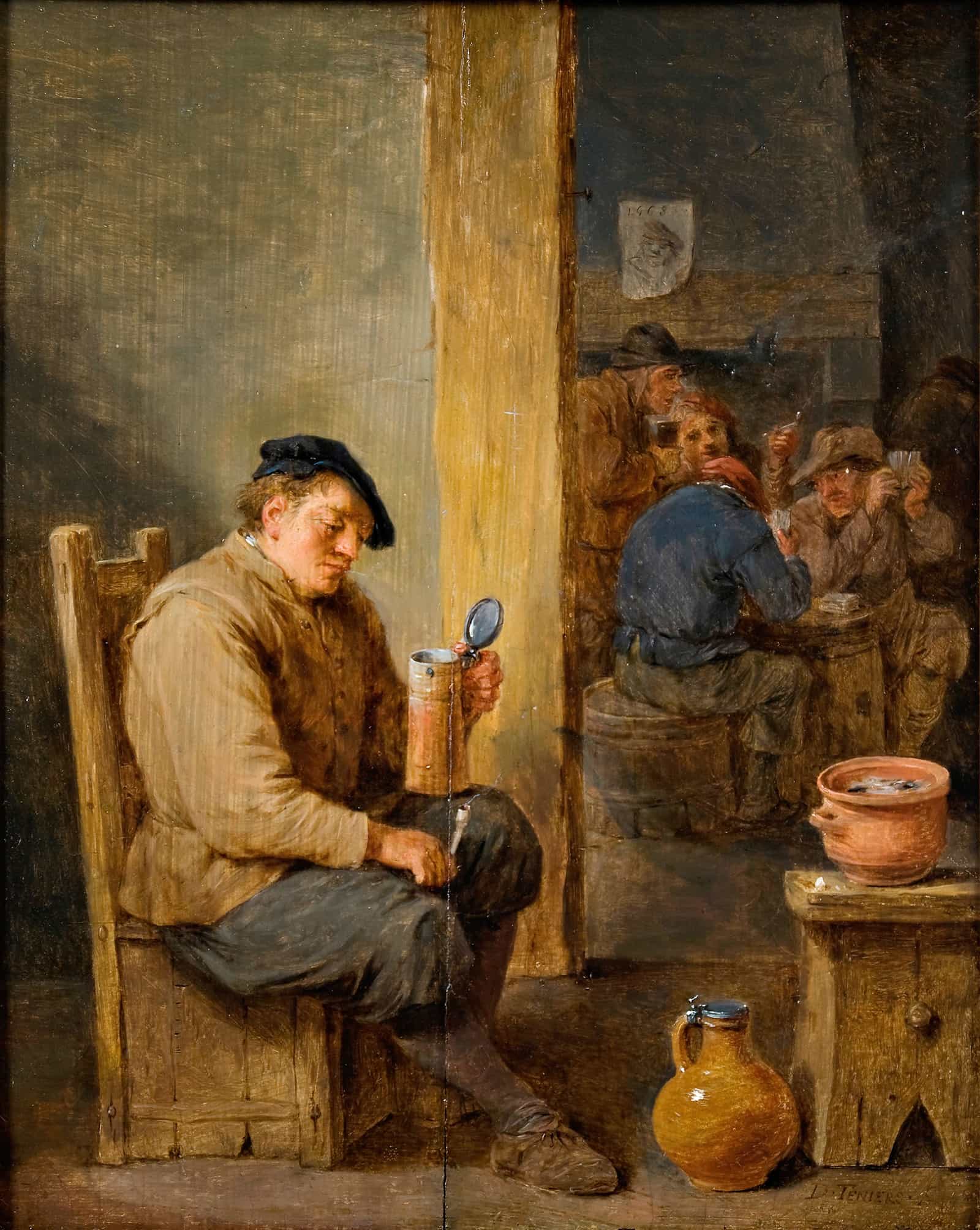 The Empty Mug by David Teniers The Younger