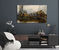 The Encampment by Cesare Auguste Detti