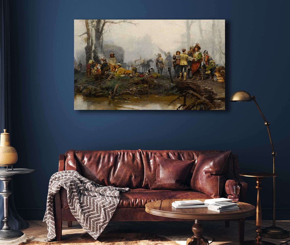 The Encampment by Cesare Auguste Detti