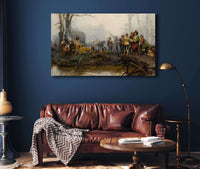 The Encampment by Cesare Auguste Detti