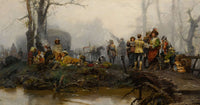 The Encampment by Cesare Auguste Detti
