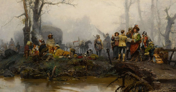 The Encampment by Cesare Auguste Detti