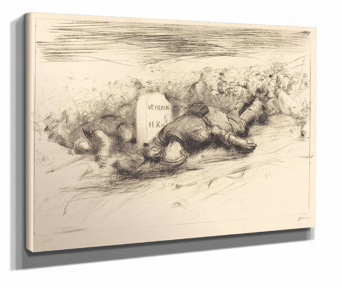 The End Verdun by Jean Louis Forain