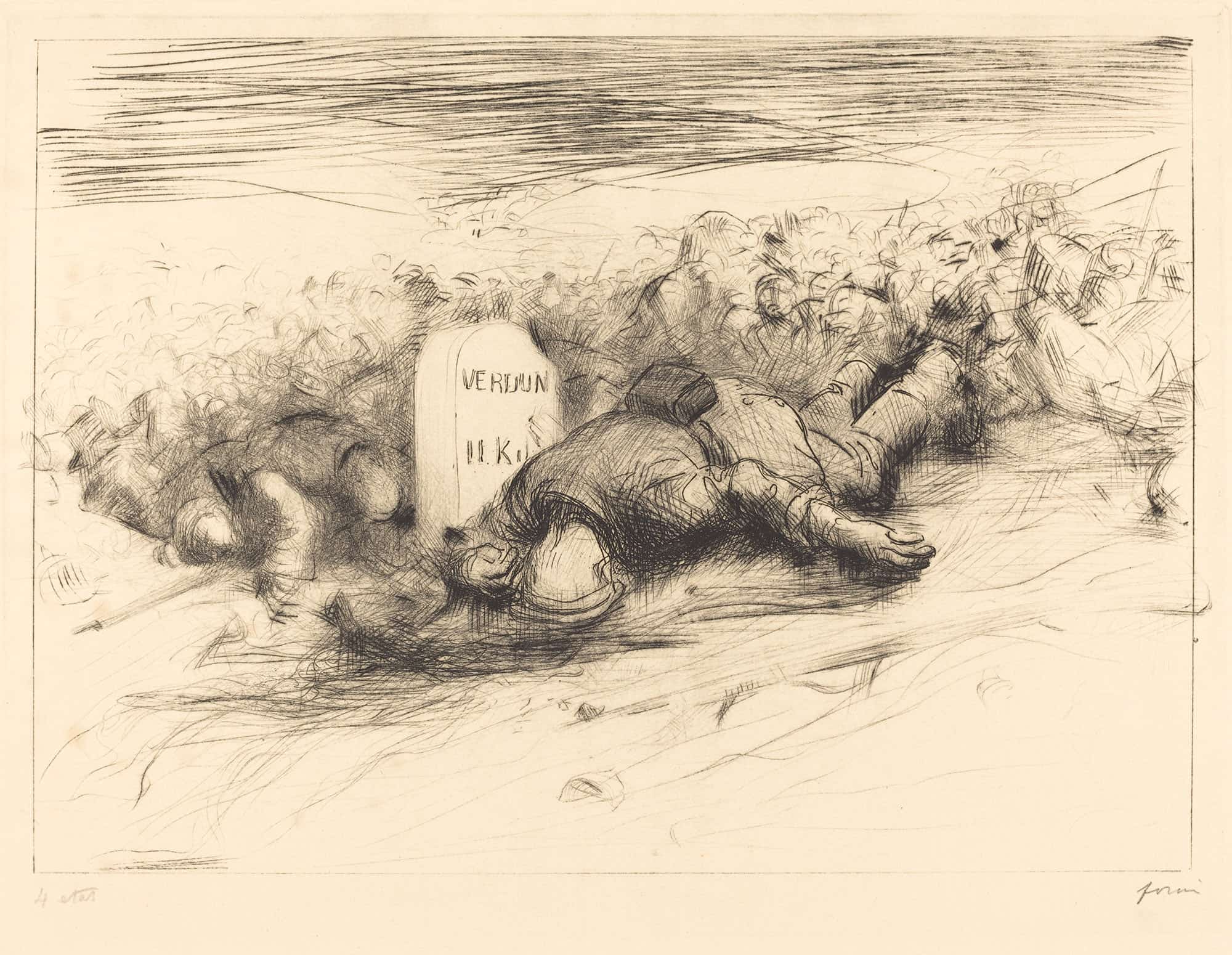 The End Verdun by Jean Louis Forain