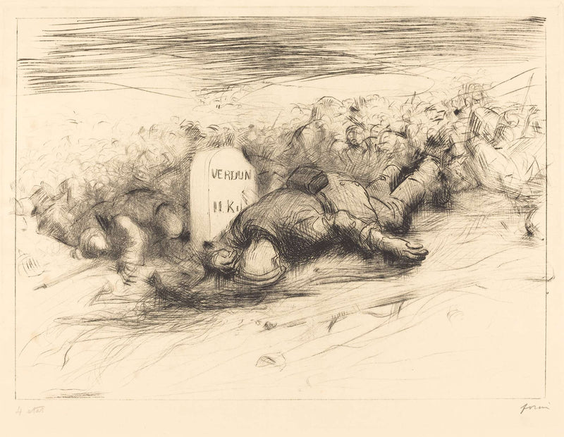 The End Verdun by Jean Louis Forain