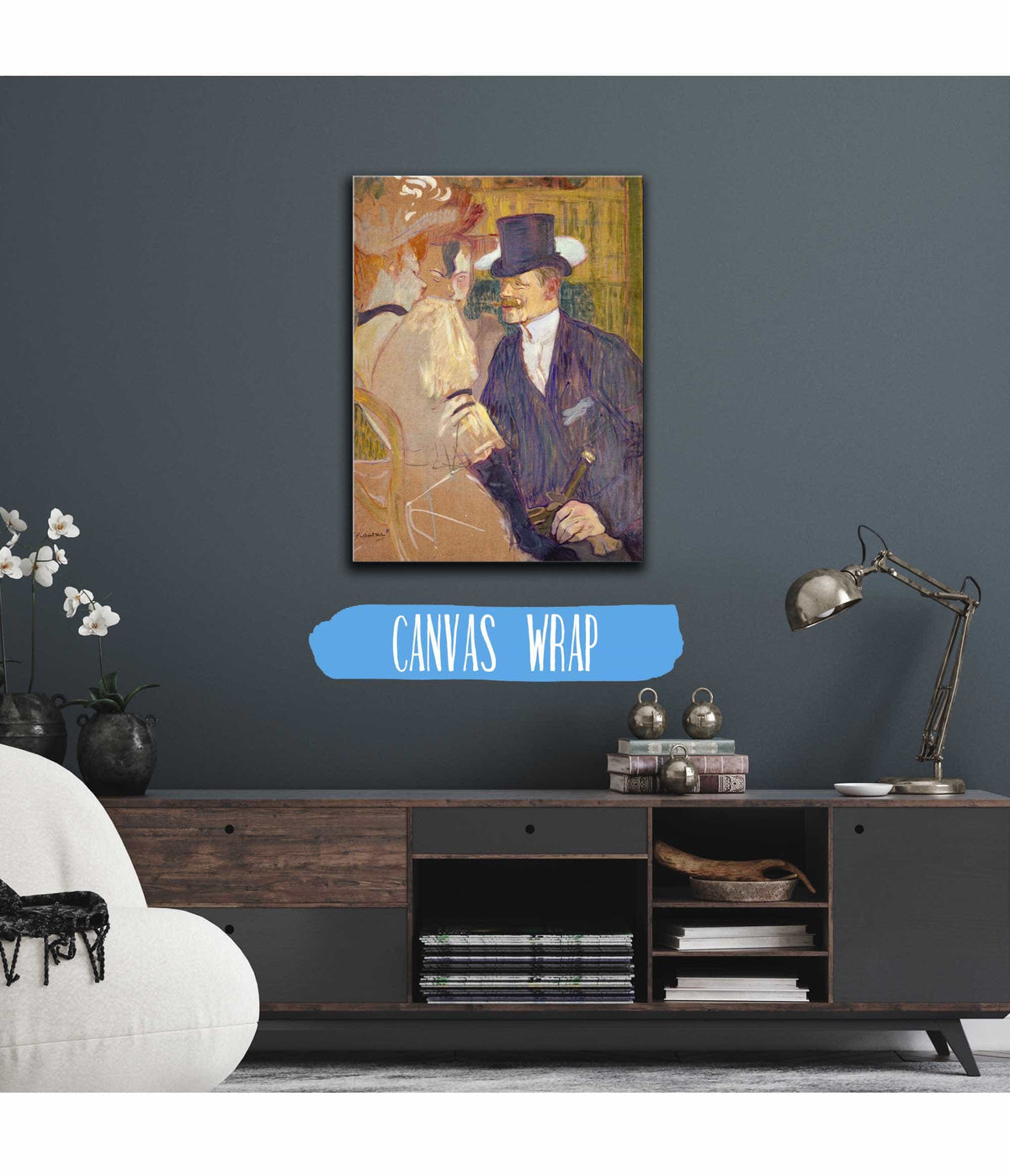 The Englishman William Tom Warrener   At The Moulin Rouge by Henri De Toulouse Lautrec