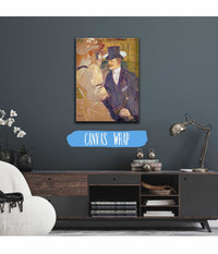 The Englishman William Tom Warrener   At The Moulin Rouge by Henri De Toulouse Lautrec