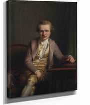 The Engraver Johann Friderich Clemens At His Work Table by Jens Juel