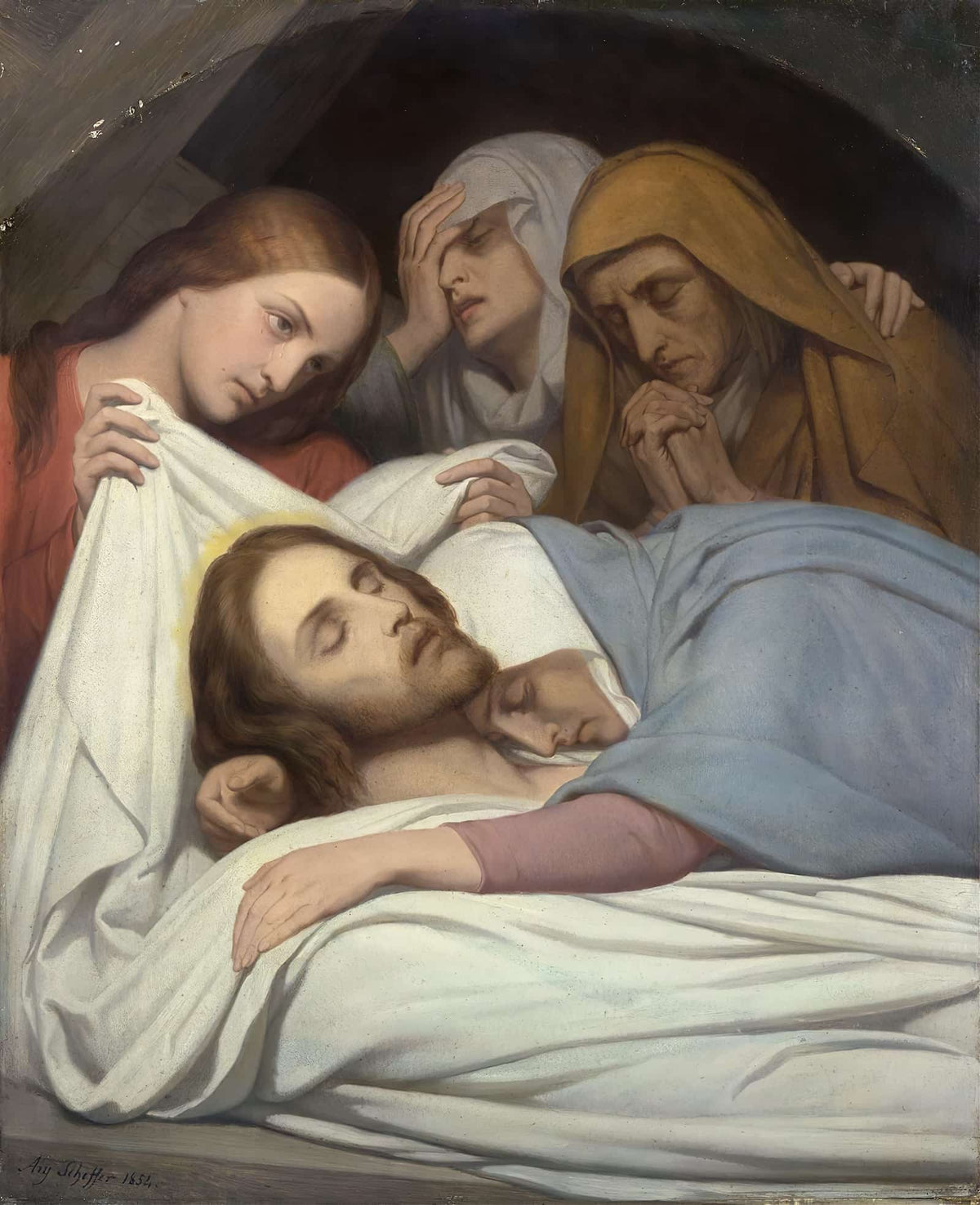 The Entombment by Ary Scheffer