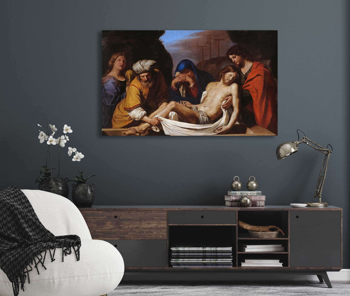 The Entombment by Guercino