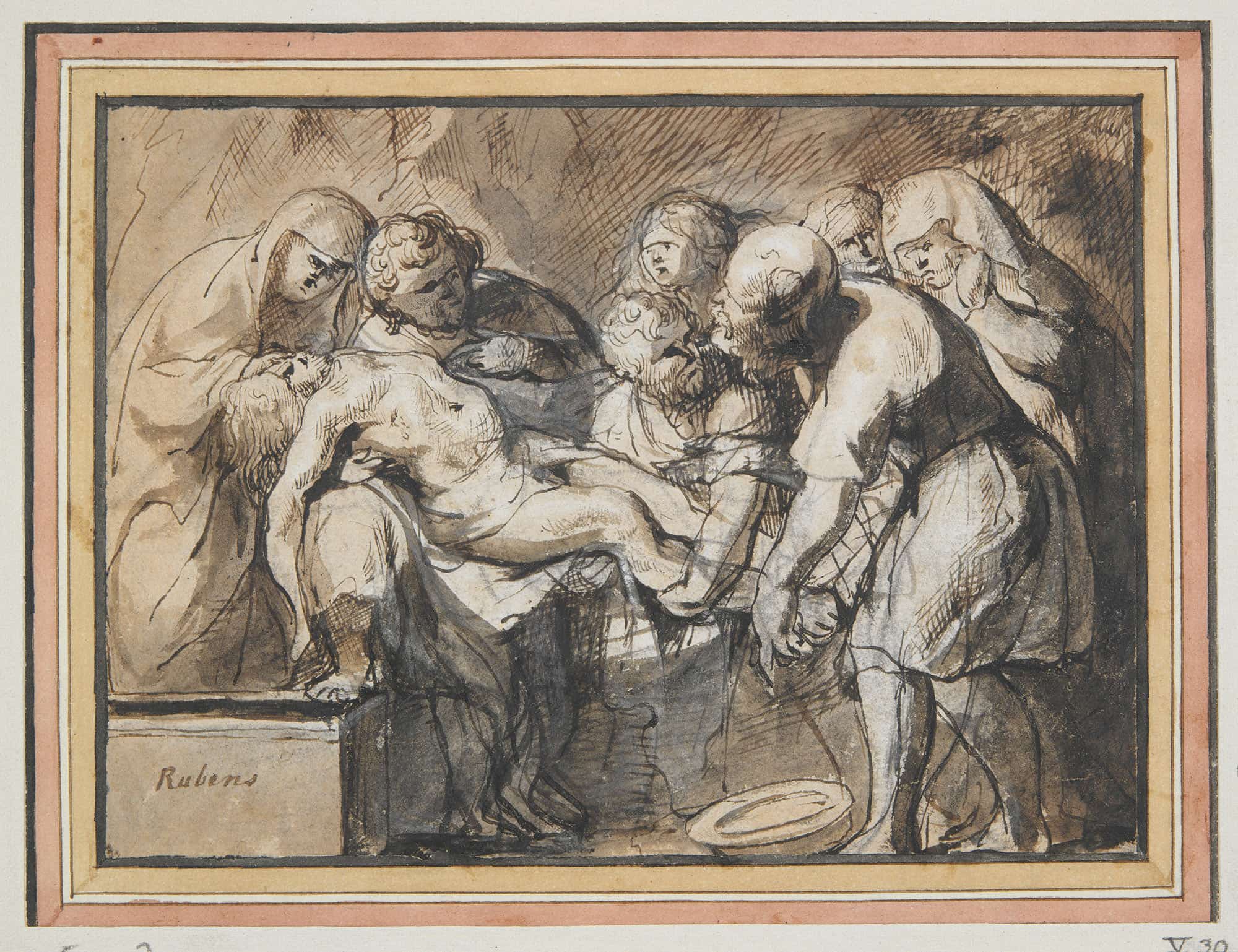 The Entombment by Jacob Jordaens