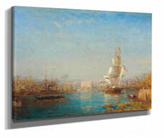 The Entrance To The Canal Marseille by Felix Ziem