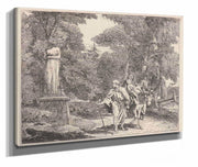 The Episode Of The Falling Idol  by Giovanni Domenico Tiepolo