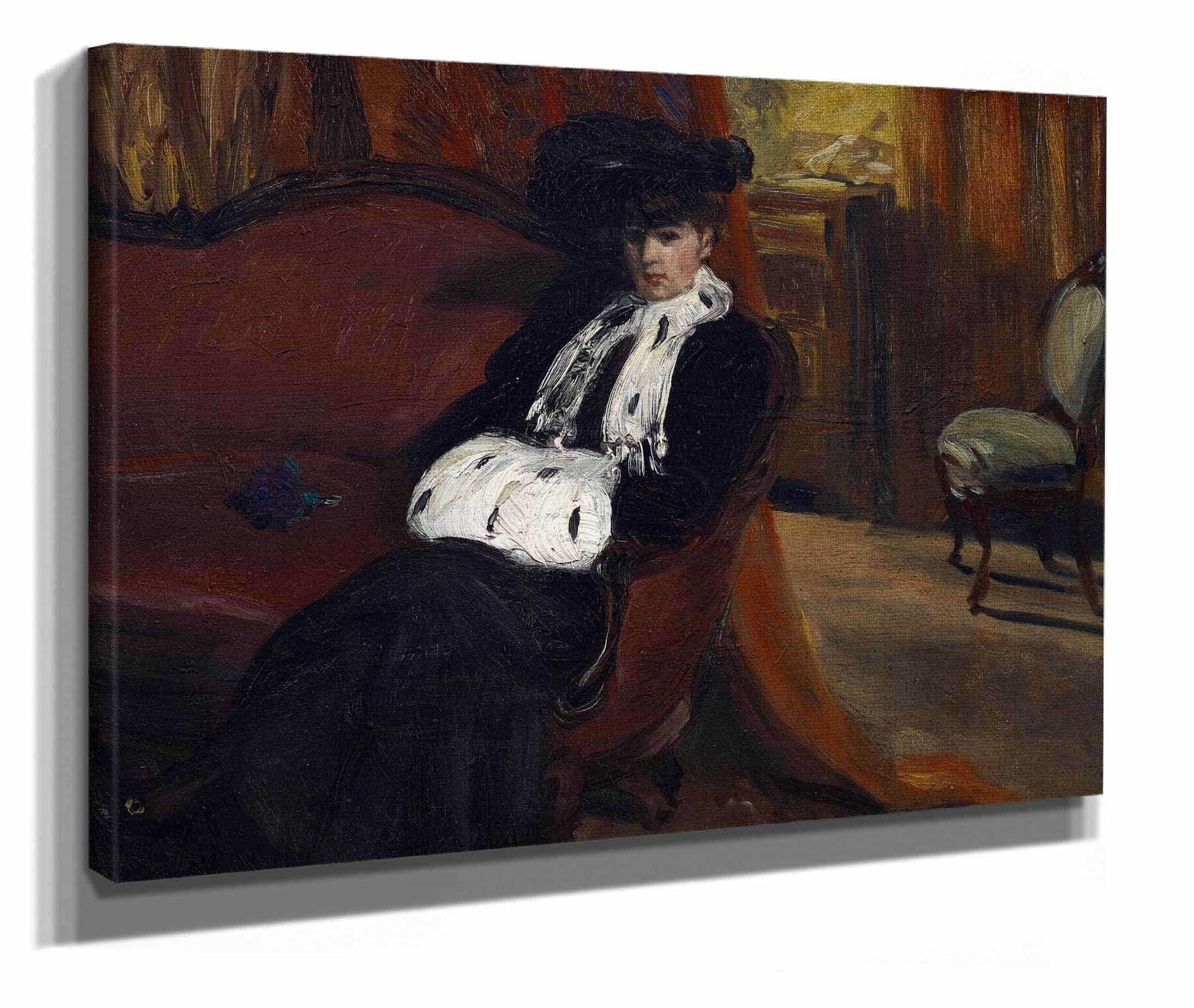 The Ermine Muff by William James Glackens