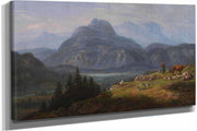 The Etsch Valley Near Roveredo by Johan Christian Dahl