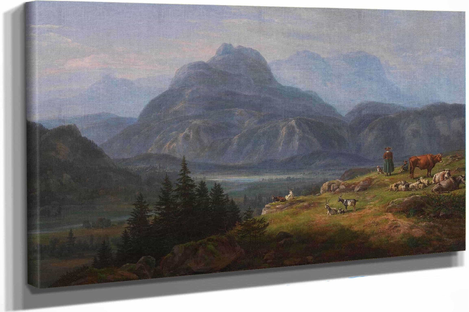 The Etsch Valley Near Roveredo by Johan Christian Dahl