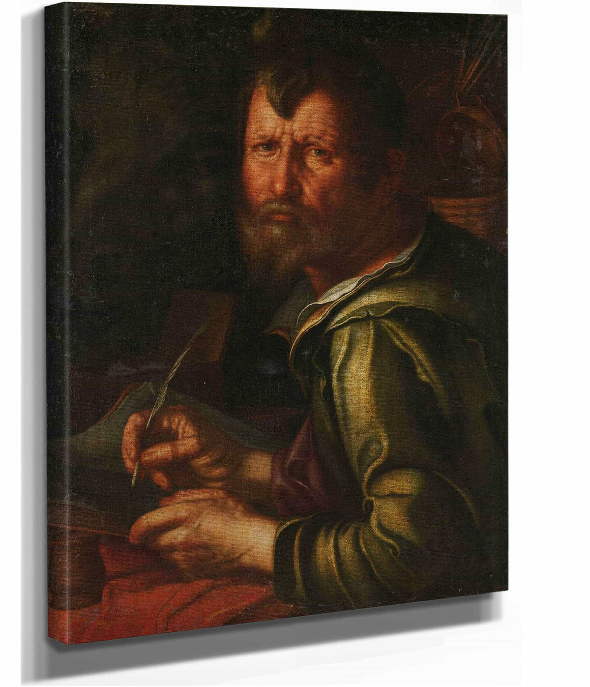 The Evangelist Saint Luke  by Joachim Wtewael