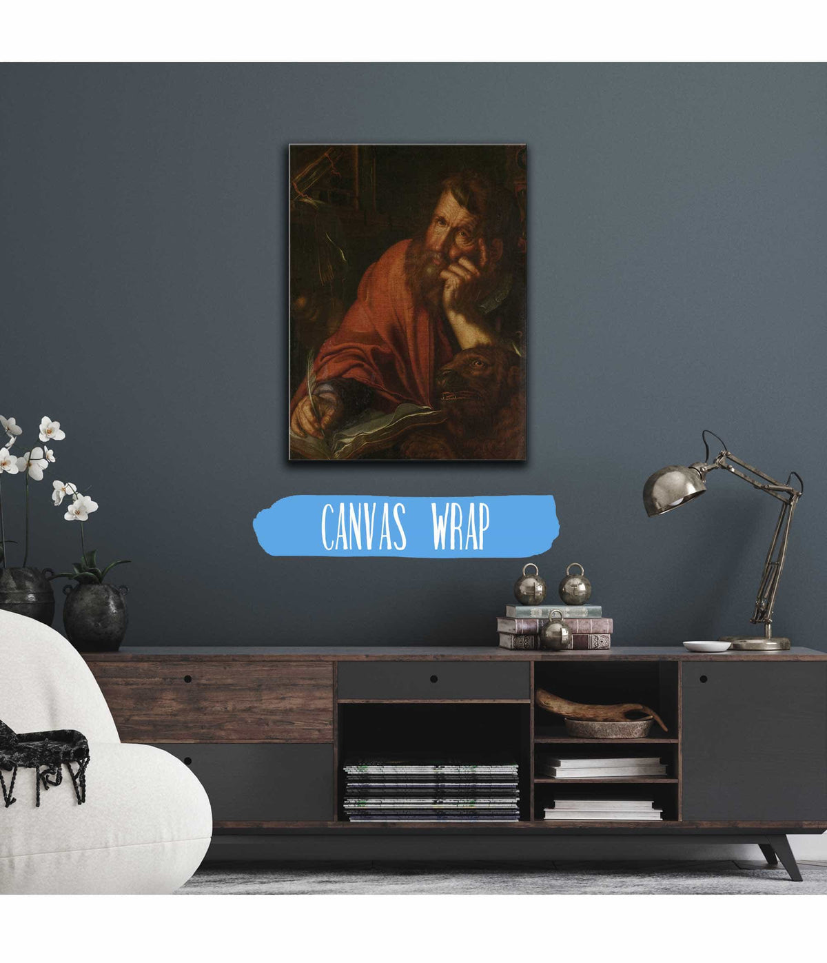 The Evangelist Saint Mark  by Joachim Wtewael