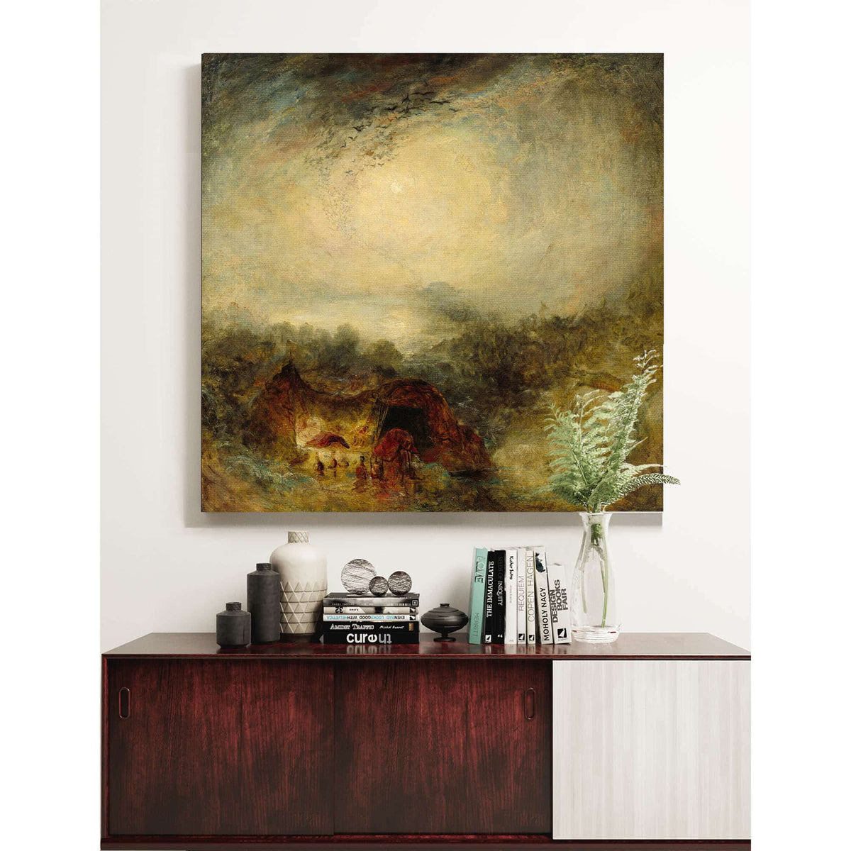 The Evening Of The Deluge by Joseph Mallord William Turner