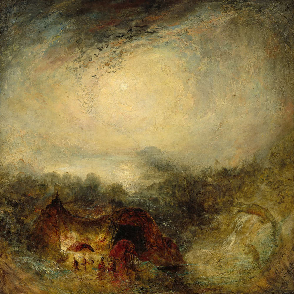 The Evening Of The Deluge by Joseph Mallord William Turner