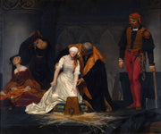 The Execution Of Lady Jane Grey In The Tower Of London In The Year by Paul Delaroche