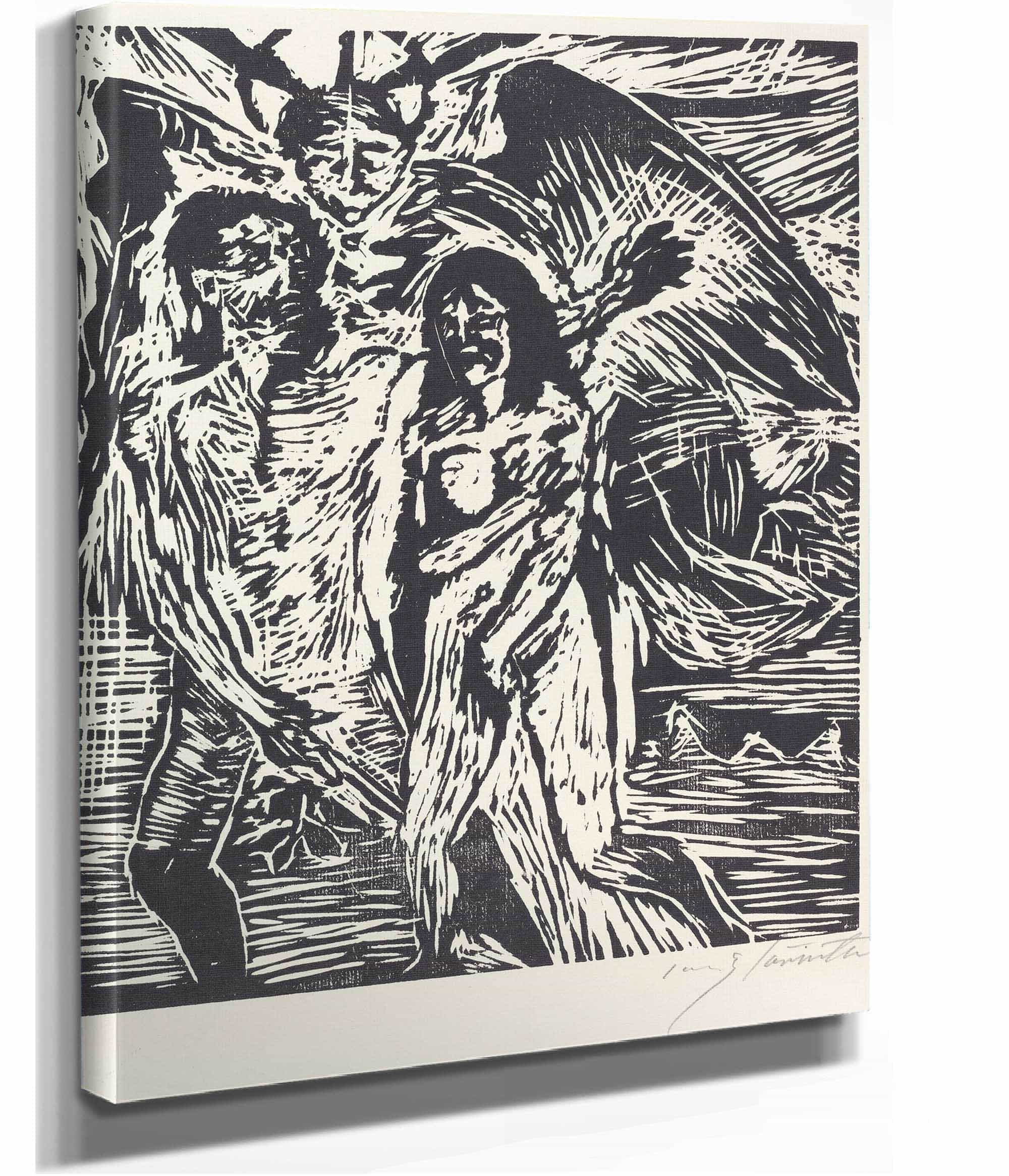 The Expulsion From Paradise Austreibung Aus Dem Paradies by Lovis Corinth