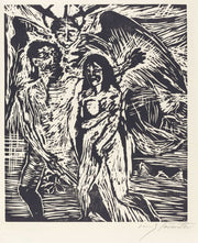 The Expulsion From Paradise Austreibung Aus Dem Paradies by Lovis Corinth